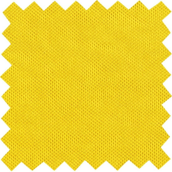 Jersey Shinny Polyester Manhattan Air Flow Knit Fabric Stretch Dress Fabric (YELLOW, 1.5"x1.5"SampleOfFabric)