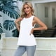 thumbnail image 5 of Tops Sin Mangas para Mujer Blancos L, 5 of 10