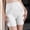 White, variant on Zorckvet Underwear for Women Breathable Boy Shorts High Waist Comfort Womens Panties