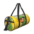 thumbnail image 3 of Fotbe T-Rex Playing Football Pattern Foldable Sports Gym Bag with Wet Dry Pocket, Ultralight Travel Bag, Large Capacity Duffel Bag, Splash Proof Carry on Bag, Overnight Bag, Weekender Bag, 3 of 8