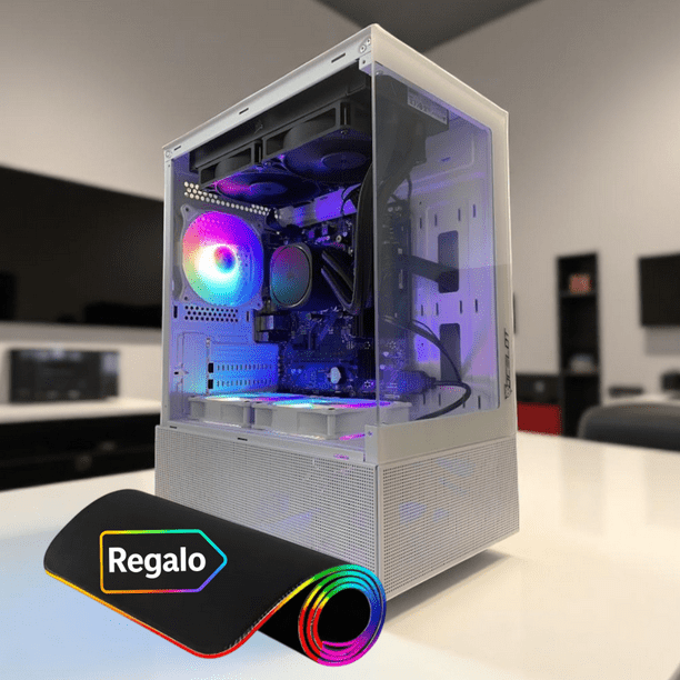 PC gamer ultra AMD Ryzen 5 7600X Super Tienda RAM 32GB DDR5 SSD 960GB 500W enfriamiento liquido 240mm