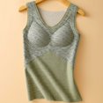 thumbnail image 4 of Samickarr Thermal Underwear Bra for Women Plus Velvet Sexy Lace Tank Top Fall Soft Comfortable Lightweight Solid Color Warm Bottoming Tops, 4 of 4