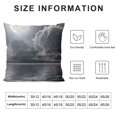 thumbnail image 5 of Shiartex Moon Clouds Water Pillow Covers Summer Nautical Pillow Case for Couch Patio Living Room Pillowcase Zipper Closure 1PC 20x20in, 5 of 5