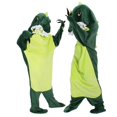 thumbnail image 5 of Kids Animal Onesie Halloween Funny Cozy Warm Flannel Jumpsuit Boys Girls Holiday Birthday Soft Oversized Jumpsuits Clothes, 5 of 9