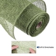 thumbnail image 3 of Unique Bargains PP Burlap Mesh 10' x 10 Yards Decorative Wrapping Ribbon, Dark Green 1 Roll, 3 of 5