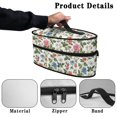 thumbnail image 5 of ZUXONGSY Rose Daisy Flower Print Steam Iron Case Waterproof & Dustproof Iron Storage Holder Travel Steamer Bag Lightweight Carrier Bag Iron Accessories, Case Only, 5 of 6