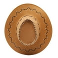 thumbnail image 4 of Outfmvch Cowboy Hat Cowboy Hats for Women Western Cowgirl Hat Sombrero Hats Beach Hats for Women Western Hats for Women Straw Hats for Women Bronze One Size, 4 of 5