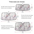 thumbnail image 5 of Yayeee Car Windshield Sun Shade Universal Fit Front Visor Protector, Purple Wildflowers, 5 of 8