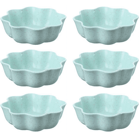 6 Pack Porcelain Sauce Dish, Heart-shaped Dip Bowls, Ceramic Ring ...