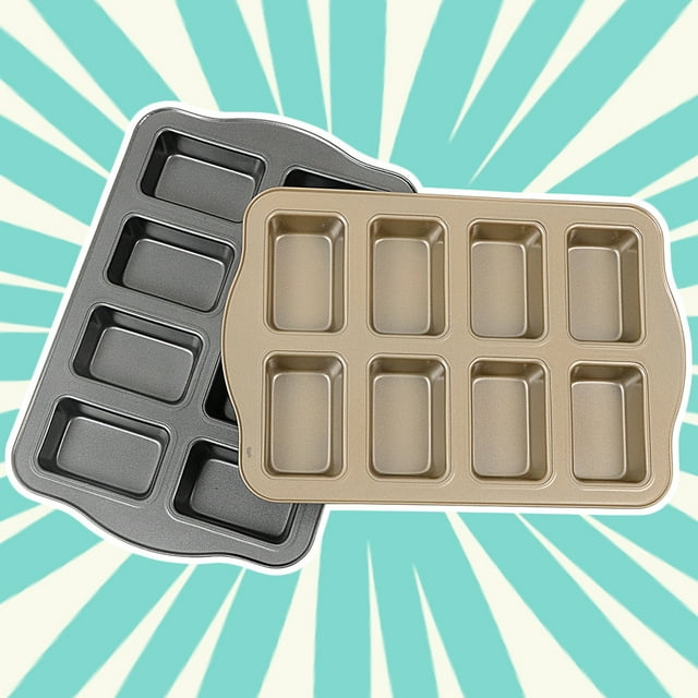 Professional 8-Cavity Rectangular Baking Pan | Non-Stick Carbon Steel Financier Mold | Durable Rust-Resistant Bakeware for Cookies, Bread & Cakes | Compact 37x26x42cm Size | Factory-Direct Quality