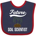 thumbnail image 3 of Inktastic Future Soil Scientist Boys or Girls Baby Bib, 3 of 4