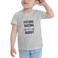 thumbnail image 3 of Future Racing Buddy Cute Toddler T-Shirts for Boys Girls (Gray, 2T), 3 of 5