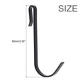 thumbnail image 2 of 10pcs Stainless Steel J Shaped Hooks, Clip-on Hook Wire Rack Hook for Kitchen Bathroom Wire Shelf Silver, 2 of 6