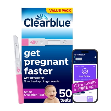 Digital Ovulation Test, LH Home Ovulation Tests for Women, 50 Ct
