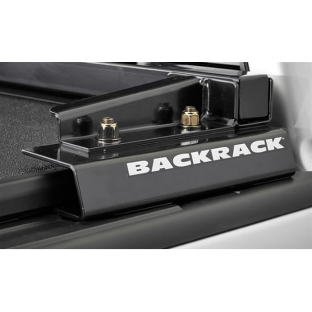 Convient à 2016-2022 Toyota Tacoma BackRack Kit de Montage de Support de Maux de Tête 50327 pour les Supports de Maux de Tête Back Rack; Noir; Fonctionne avec une Large Couverture Supérieure; avec Plaques de Rail / Matériel