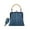 Blue, variant on Gustave Women Denim Crossbody Handbag Purse Kiss Lock Vintage Clutch Evening Bag Top Handle Shoulder Satchel Bags, Blue