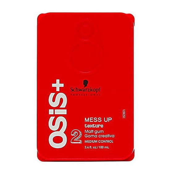 Schwarzkopf Professional OSiS  Mess Up Texture Matt Gum, 3.38 Ounce