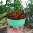 thumbnail image 4 of 2 Piezas Cuenco Plegable para Perros Cuenco de Silicona Plegable para Perros, Cuencos de Viaje para Perros y Gatos Cuencos de Viaje de Silicona Plegables para Perros, Azul Claro y Verde Claro 350 ml, 4 of 4