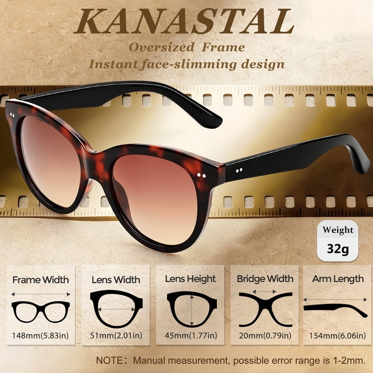Round Polarized Sunglasses UV400 Protection Acetate Frame Metal Arm Category 3 Polarized Sunglasses with UV400 Protection, Retro Round  main image 3