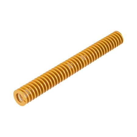

Uxcell Die Spring 25mm OD 200mm Length 4 Pack Stamping Light Load Compression Yellow