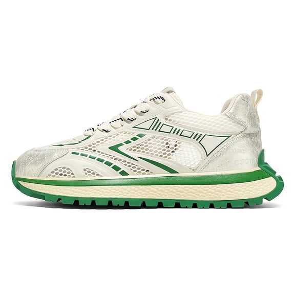 2026 All-Season Men'S Fashion Sneakers - Low-Top Lace-Up Casual Shoes for Hiking, Outdoor & Daily Wear, Hiking Shoes, Modern Sneakers,Thick Cushioned PVC Sole, Breathable Fabric & Synthetic Upper