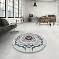 thumbnail image 3 of Ahgly Company Indoor Rectangle Patterned Beige Novelty Area Rugs, 2' x 3', 3 of 6