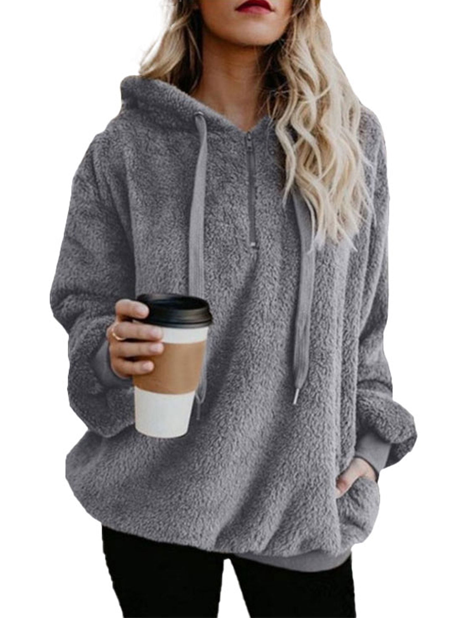 fluffy fleece jumper