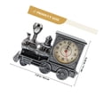 thumbnail image 4 of SASABAXI Train Clock For Kids Locomotive Shape Vintage Retro Silver 1Pcs, 4 of 5