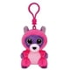 thumbnail image 2 of Llavero con Clip de Animal de peluche de ojos grandes, llavero Kawaii, búho, oso, Alpaca, cerdo, murciélago, jirafa, Tortuga, perro, gato, unicornio, juguetes para niños, 2 of 5