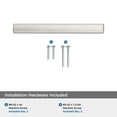thumbnail image 5 of Amerock Merced 3-3/4 inch (96mm) Center-to-Center Satin Nickel Cabinet Pull, 5 of 7