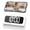 White, variant on Kazilan 2K Clock Camera, 5G&2.4G WiFi Indoor Camera for Home Security, Wireless Baby Monitor, Color Night Vision, Human Detection, 5200mAh Battery