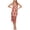 Red Nude, variant on Xscape Womens Lace Floral Midi Dress