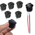 thumbnail image 2 of SPST Rocker Switch 0.79 in Mounting Hole, Superior Brass Silver Contacts, For Medical Equipment and Testing Apparatus(10pcs,10pcs), 2 of 8