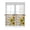 Light Beige, variant on Teal Pink Ombre Kitchen Curtains 54 Inches length, Modern Abstract Art Gradient Window Treatment Curtain Drapes, Decorative Window Curtains for Bedroom Cafe, 52"x54", 2 Panels