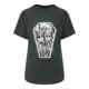 thumbnail image 1 of Mujeres Fahion Cuello redondo Mangas caídas Hombro Camiseta Estampado de calavera Blusa Túnica Tops Fridja  zx1903, 1 of 7