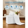 thumbnail image 3 of Utopia Towels Kitchen Bar Mops 16 x 19 Inches, 100% Cotton Super Absorbent Ribbed Bar Towels, Multi-Purpose Cleaning Towels for Home and Kitchen Bars 12 Pack White, 3 of 9