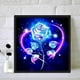 thumbnail image 4 of Cuadros Decorativos Pintado a mano sobre lienzo DIY pintura al óleo de rosa azul por números Kit de dibujo adornos Likrtyny embutido en tela, 4 of 9