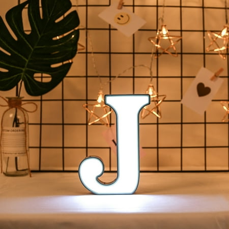 

GAHZENB LED light Creative Led Letter Lights Night Light Plastic English Letters Light Lamp Decor Clearance sale!