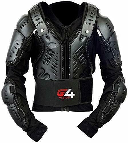Kids Sports Chest Back Spine Protector Vest MLSice Children Anti-Fall Protective Gear Motorcycle Jacket Motocross Body Guard Vest for Cycling Skiing Riding Skateboarding 