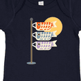 thumbnail image 4 of Inktastic Japanese Carp Fish Flags Boys or Girls Baby Bodysuit, 4 of 5