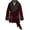 Maroon, variant on Men's Velvet Smoking Jacket Quilted Robes Coat 