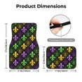 thumbnail image 5 of Vsdgher Mardi Gras1 Car Foot Mat Set of 4 Pieces Universal Floor Liner Car Accessories Fits Most Cars, Trucks, Vans, sedans, SUV, 5 of 7