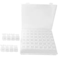 thumbnail image 1 of Sonew Plastic Storage Box Organizer Container Adjustable Divider Removable Grid Compartment for Jewelry Beads Earring Container Tool Fishing Hook Small Accessories (56 grids, transparent), 1 of 8