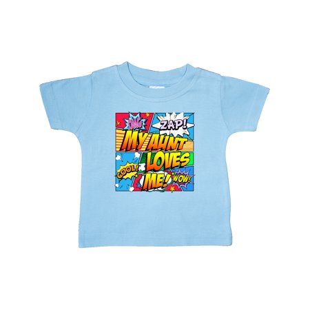 

Inktastic My Aunt Loves Me Gift Baby Boy or Baby Girl T-Shirt