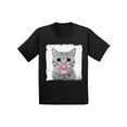 thumbnail image 1 of Awkward Styles Baby Cat Chewing Gum T Shirt Cat Lovers Lovely Gifts for Kids Cute Infant Shirt Cat with Gum Cat Shirt Animals Prints Kids T Shirt Cat Infant Tshirt Cute Gifts for Children Cat Clothing, 1 of 4