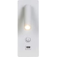 thumbnail image 3 of Lámpara de lectura regulable para montaje en pared, puertos de carga USB rápidos, giro ajustable para una iluminación óptima, fácil instalación con opción de enchufe o cableado, protección ocular, 3 of 5
