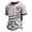 Gray, variant on Men's 2026 Soccer Shirt National Team Patriotic Shirts Short Sleeve Football USA Soccer T Shirt Fan Crew Neck T-Shirts Game Day Graphic Tee Sky Blue XL