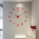 thumbnail image 2 of Reloj de pared Injueey con espejo Rojo, 2 of 6