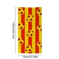 thumbnail image 3 of Soccer-Themed Beach Towel And Microfiber Beach Bath Towel And Soccer Party Decorative Towel And Size 55 X 28 Inches, 3 of 6