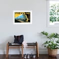 thumbnail image 3 of Art.com Streamline Train Art Print by Brian James, White Frame Wall Art, 29" x 21", 3 of 5